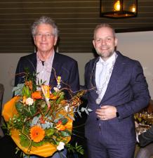 Arjen Cornelis van Boekel en loco burgemeester Pieter van der Zwan